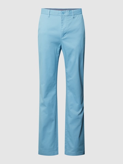 Tommy Hilfiger Chino met achterzakken, model 'DENTON' Lichtblauw - 2