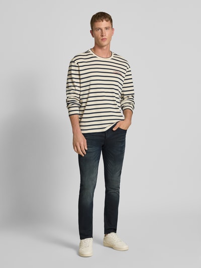 Jack & Jones Slim Fit Jeans im Used-Look Modell 'GLENN' Jeansblau 1