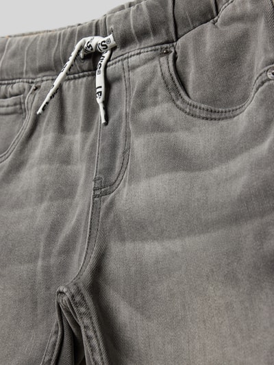 Levi’s® Kids Korte jeans met elastische band Zwart - 2