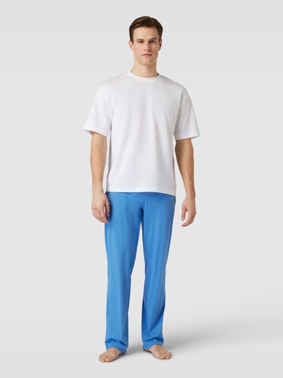 Polo Ralph Lauren Underwear Sweatpants met elastische band en tunnelkoord, model 'LIQUID COTTON' Bleu - 1