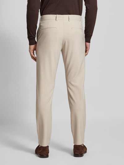 SELECTED HOMME Slim Fit Chino mit Strukturmuster Modell 'ROBERT' Beige 5