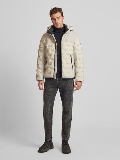 Tom Tailor Hybrid Jacke mit abnehmbarer Kapuze  Offwhite 1