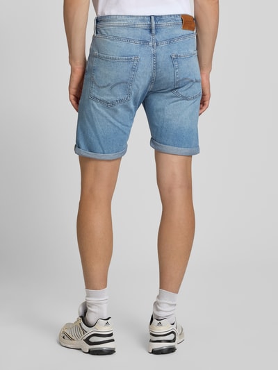 JACK & JONES Regular Fit Jeansshorts mit Umschlag Modell 'RICK' Jeansblau 5