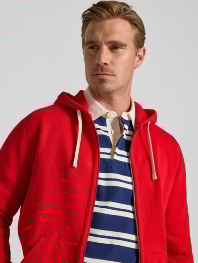 Polo Ralph Lauren Bluza rozpinana z kapturem Czerwony 3