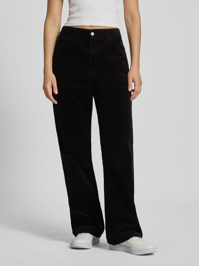 Carhartt Work In Progress Straight Fit Cordhose im 5-Pocket-Design Modell 'Coventry' Black 4