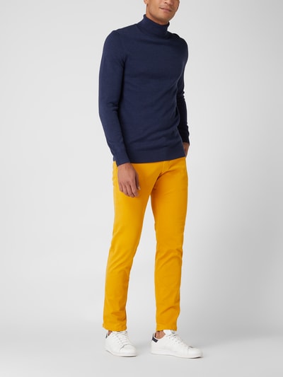 JOOP! Jeans Modern Fit Chino mit Stretch-Anteil Modell 'Matthew' Dunkelgelb 1