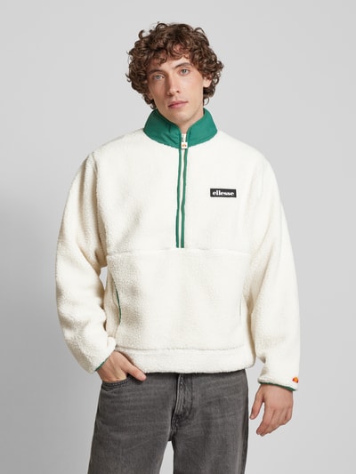 Ellesse Sweatshirt met labelpatch, model 'MARACUTA' Offwhite - 4