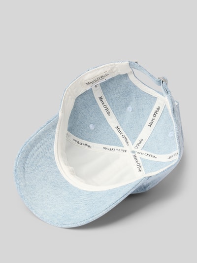 Marc O'Polo Baseballpet van een mix van katoen en lyocell Jeansblauw - 2