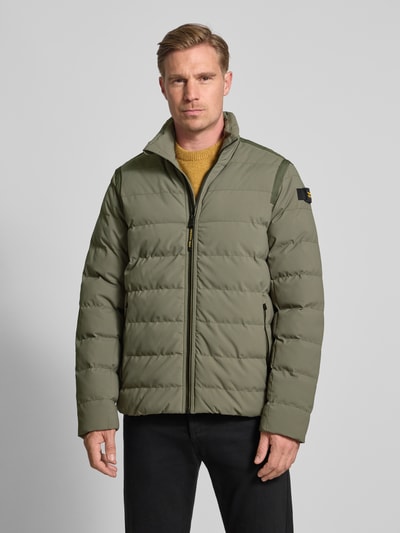 PME Legend Gewatteerd jack met ritssluiting, model 'FREIGHTYET' Olijfgroen - 4
