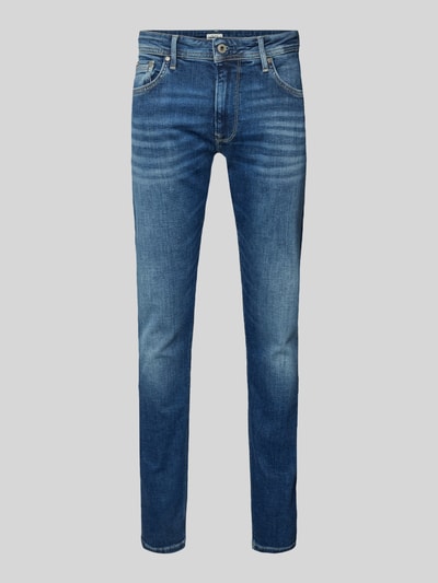 Pepe Jeans Slim Fit Jeans im 5-Pocket-Design Modell 'STANLEY' Jeansblau 2