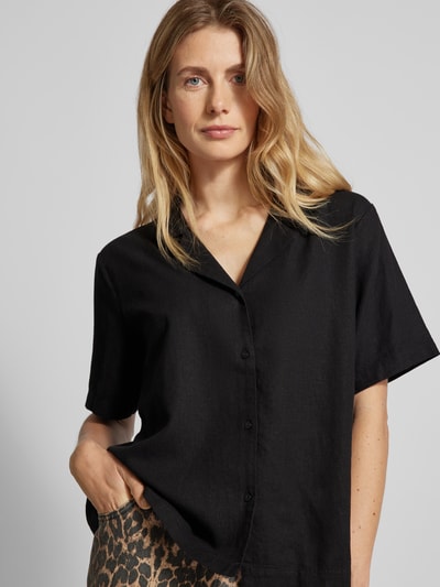 Soyaconcept Linnen overhemdblouse met reverskraag, model 'Ina'  - 3