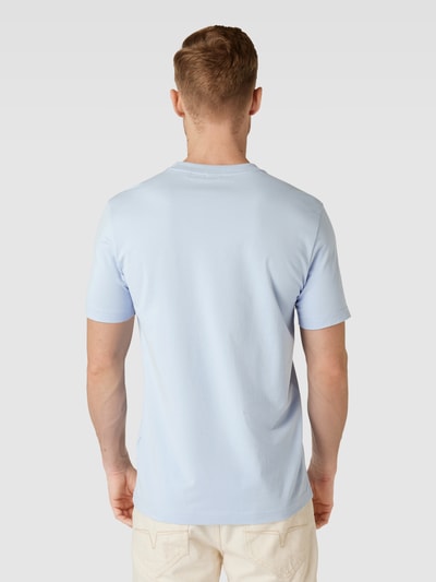 BOSS Green T-Shirt mit Label-Detail Rauchblau 5