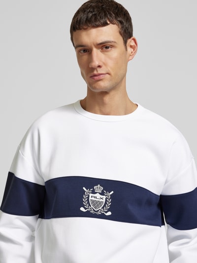 Polo Ralph Lauren Sweatshirt mit Label-Print Weiss 3