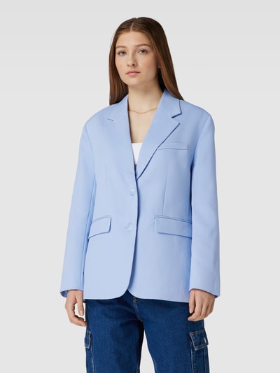 Gina Tricot Blazer met reverskraag, model 'Tammie' Lichtblauw - 4