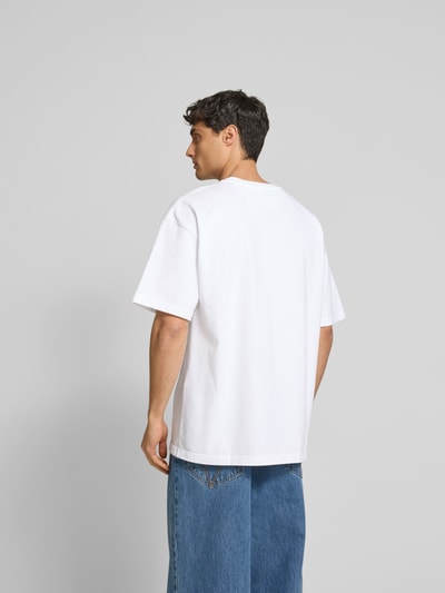 ISNURH T-Shirt aus reiner Baumwolle Weiss 5