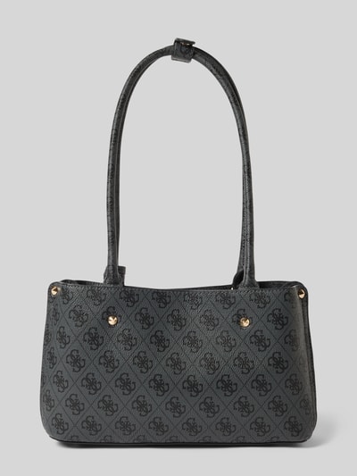 Guess Handtas met hengsels, model 'MERIDIAN' Antraciet - 4