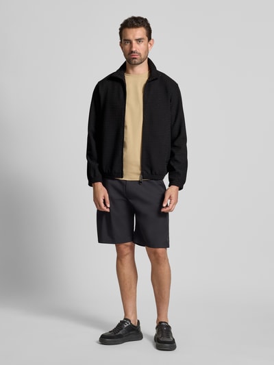 Emporio Armani Sweatjacke mit Reißverschluss Black 1