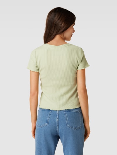 Vero Moda T-Shirt mit Muschelsaum Modell 'EMMA' Mint 5