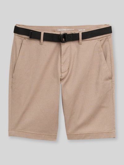 Tom Tailor Denim Regular Fit Chinoshorts aus Baumwoll-Mix Beige 2