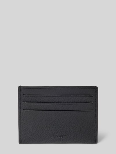 Lacoste Kartenetui mit Logo-Applikation Black 2