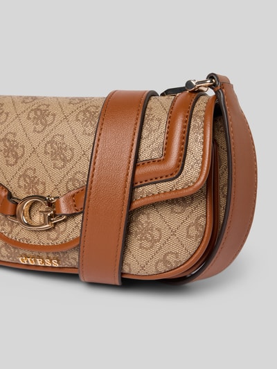 Guess Umhängetasche mit Label-Detail Modell 'DEA' Hellbraun 3
