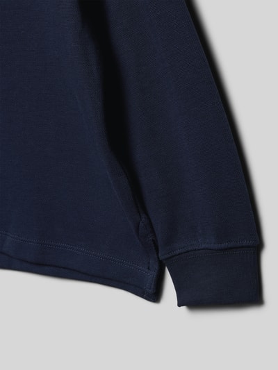 Mango Sweatshirt mit Polokragen Marine 2