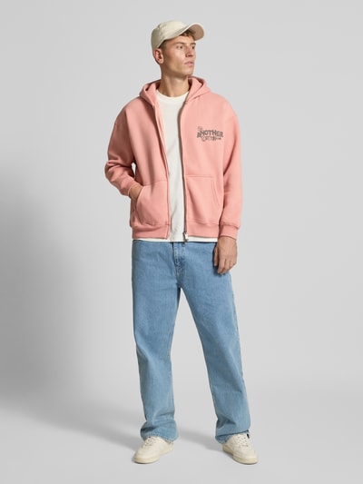 ANOTHER COTTON LAB Sweatjacke mit Kapuze Pink 1