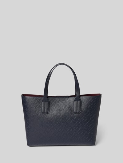 Tommy Hilfiger Torba z uchwytem i wytłoczonym logo Ciemnoniebieski 4
