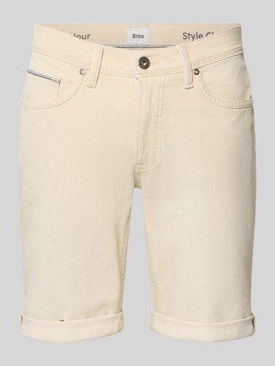Brax Slim Fit Jeansshorts aus Baumwoll-Mix Modell 'CHRIS' Offwhite 2