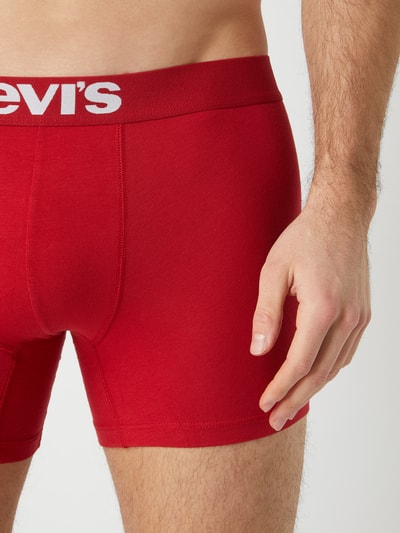 Levi's® Trunks met labelprint Rood - 4