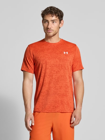 Under Armour T-Shirt mit Label-Print Orange 4