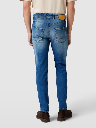 MAC Regular fit jeans met knoopsluiting, model 'ARNE PIPE' Blauw - 5