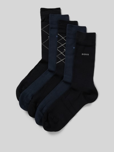 BOSS Socken aus Baumwoll-Mix im 5er-Pack Marine 1