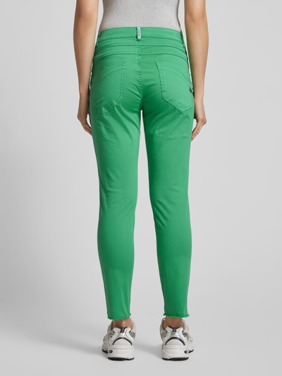 Buena Vista Skinny fit broek met verkort model, model 'Florida' Groen - 5