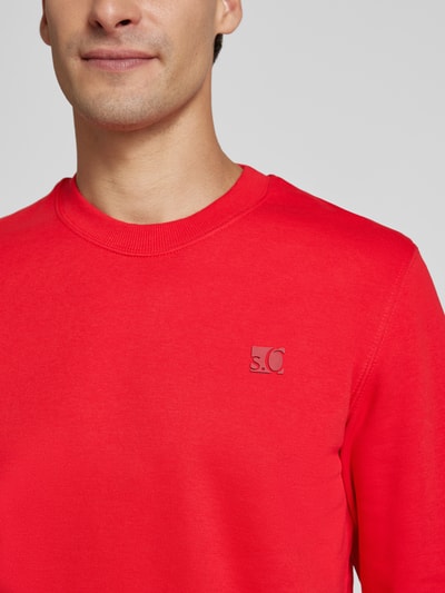 s.Oliver RED LABEL Sweatshirt met ronde hals Rood - 3