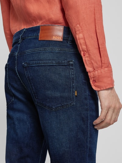 BOSS Orange Jeans in 5-pocketmodel, model 'Re.Maine' Donkerblauw - 3