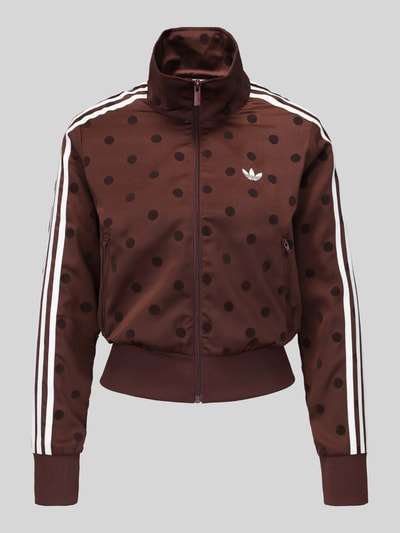 adidas Originals Regular Fit Sweatjacke mit Modell 'FIREBIRD' Schoko 2