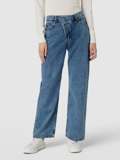 HUGO Jeans mit asymmetrischem Bund Blau Melange 4