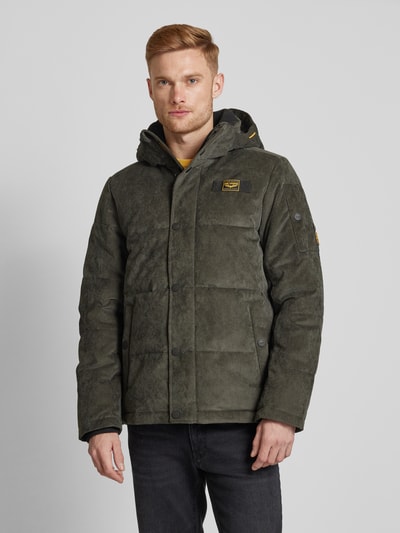 PME Legend Steppjacke mit Stehkragen Modell 'GOBBLER' Oliv 4