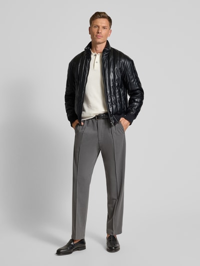 ARMANI EXCHANGE Blouson in Leder-Optik mit Zweiwege-Reißverschluss Black 1