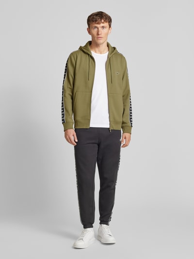 Lacoste Sweatjacke mit Kapuze Oliv 1