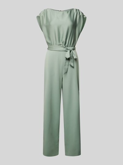 Swing Jumpsuit mit Rundhalsausschnitt Hellgruen 2