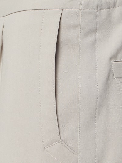 Z Zegna Bundfaltenhose mit Stretch-Anteil  Beige 2