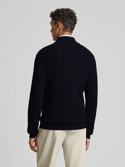 Cinque Strickjacke mit Reißverschluss Modell 'FABIAN' Dunkelblau 5