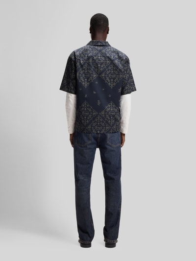 HUGO Blue Relaxed Fit Freizeithemd aus reiner Baumwolle Dunkelblau 5