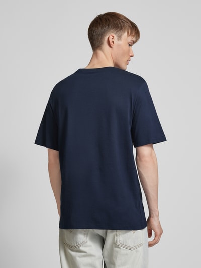 Jack & Jones T-Shirt mit Label-Print Modell 'ELOGO' Marine 5