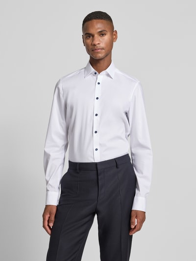 OLYMP Level Five Slim Fit Business-Hemd mit Kentkragen Weiss 4