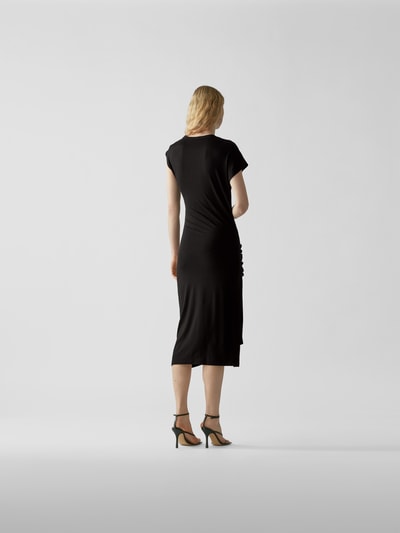 Paco Rabanne Tailliertes Midileid Schwarz 5