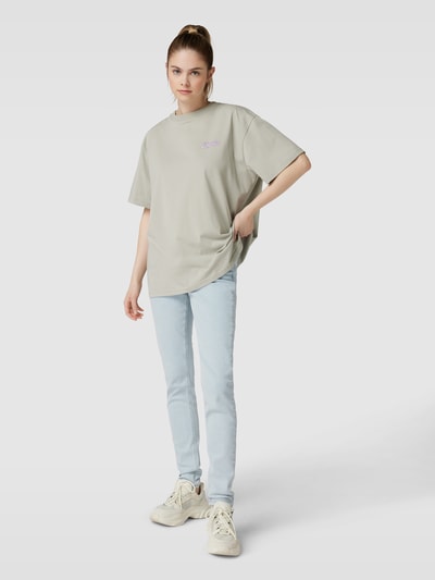 Tommy Jeans Skinny Fit Jeans mit 5-Pocket-Design Modell 'NORA' Hellblau 1