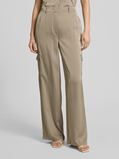 Betty Barclay Wide Leg Cargohose mit Gürtelschlaufen Oliv 4